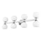 Z-Lite Artemis Vanity, 8-Light, 6.5 In.W x 35 In.L x 10.75 In.H, Chrome/Matte Opal 494-8V-CH - alternate 4